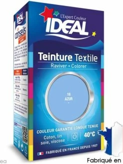 Ideal Teinture Tissu Idéal Liquide Bleu Azur 16 Mini