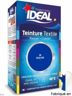 Ideal Teinture Tissu Idéal Liquide Bleu Roi 06 Mini