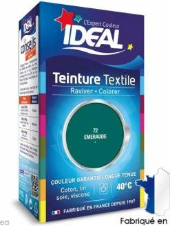 Ideal Teinture Tissu Idéal Liquide Vert émeraude 72 Mini