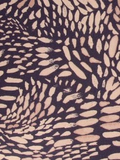 Tissu Coton Frou Frou Collection Faune - Violet Sage - Vendu Par 10 Cm