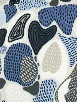 Tissu Coton Frou Frou Collection Fodere - Pierre - Vendu Par 10 Cm