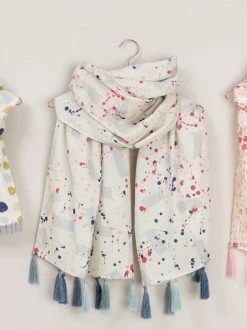 Rico Design Tissu Coton Léger à La Coupe - Tâches Bleues Et Roses Sur Fond Bleu Pâle - Détails Fluo - Par 10 Cm -V-Zug shop tissu coton leger a la coupe taches bleues et roses sur fond bleu pale details fluo par 10 cm p 3