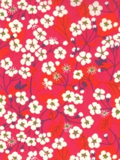 Liberty Of London Tissu Coton Léger - Liberty Mitsi Rose - Par 10 Cm