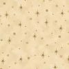 Creavea Tissu Coton Noël - Étoiles - Vendu Par 10 Cm