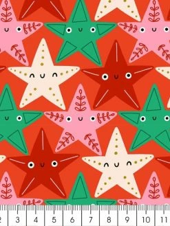 Tissu Dashwood - Oh What Fun - Etoile - Par 10 Cm -V-Zug shop tissu dashwood oh what fun etoile par 10 cm p 2