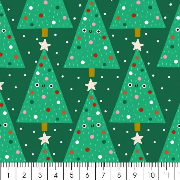 Tissu Dashwood - Oh What Fun - Sapin - Par 10 Cm 2 Tissu Dashwood - Oh What Fun - Sapin - Par 10 Cm – Image 2