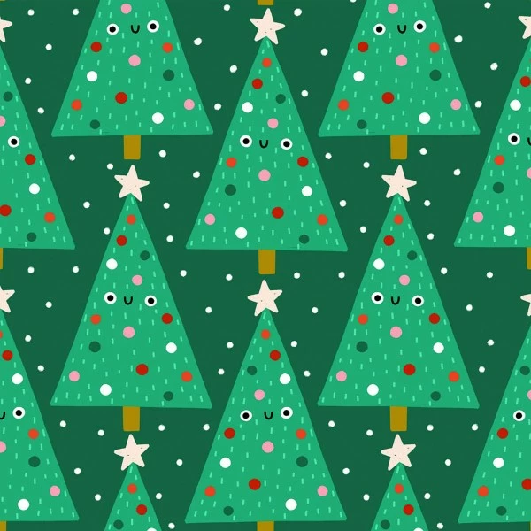 Tissu Dashwood - Oh What Fun - Sapin - Par 10 Cm 1 Tissu Dashwood - Oh What Fun - Sapin - Par 10 Cm