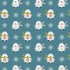 Tissu Dashwood - Winterfolk - Pingouin - Par 10 Cm