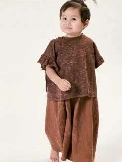 Tissu Double Gaze De Coton Sakura Rico Design - Marron Détail Foil - Par 10 Cm -V-Zug shop tissu double gaze de coton sakura rico design marron detail foil par 10 cm p 3