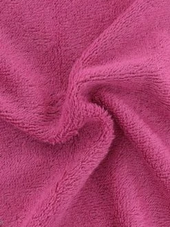 Creavea Tissu éponge De Bambou - Fuchsia - Par 10 Cm (sur Mesure)