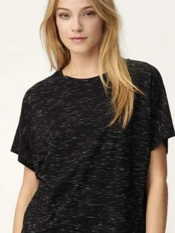 Tissu Jersey Chiné Sakura Rico Design - Noir / Blanc - Vendu Par 10 Cm -V-Zug shop tissu jersey chine sakura rico design noir blanc vendu par 10 cm p 3