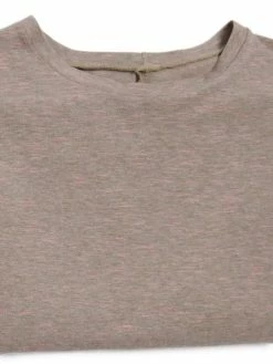 Tissu Jersey Chiné Sakura Rico Design - Taupe / Rose - Vendu Par 10 Cm -V-Zug shop tissu jersey chine sakura rico design taupe rose vendu par 10 cm p 3