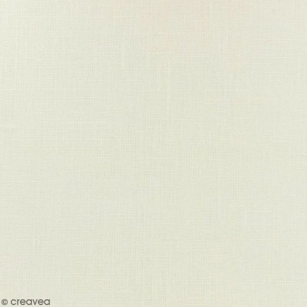 Harmony Textile Tissu Lin Enduit - Ivoire - Par 10 Cm (sur Mesure) 1 Harmony Textile Tissu Lin Enduit - Ivoire - Par 10 Cm (sur Mesure)