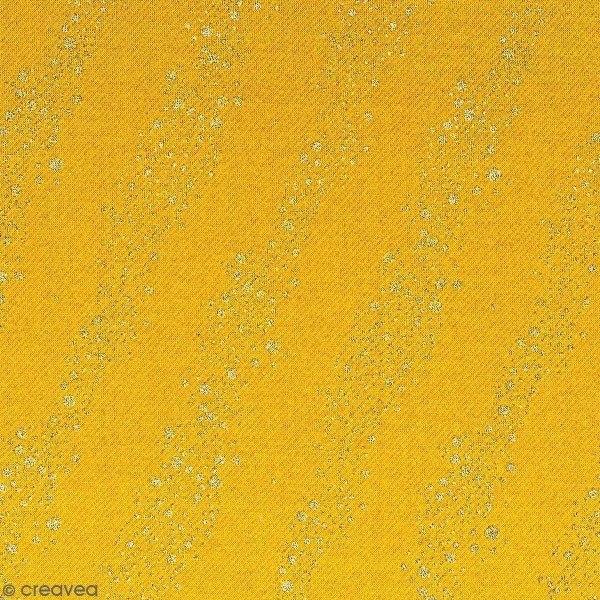 Rico Design Tissu Molleton Sweat à La Coupe - Bulles Brillantes Sur Fond Jaune Moutarde - Par 10 Cm 1 Rico Design Tissu Molleton Sweat à La Coupe - Bulles Brillantes Sur Fond Jaune Moutarde - Par 10 Cm