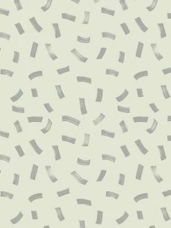 Rico Design Tissu Molleton Sweat à La Coupe - Traits Métallisés Sur Fond Bleu Gris - Par 10 Cm