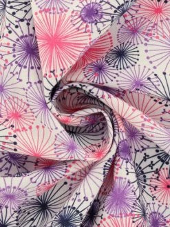 Creavea Tissu Popeline De Coton - Motifs Violets - Vendu Par 10 Cm -V-Zug shop tissu popeline de coton motifs violets vendu par 10 cm p 3