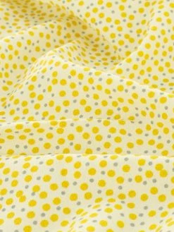 Creavea Tissu Popeline De Coton - Pois Jaunes - Vendu Par 10 Cm -V-Zug shop tissu popeline de coton pois jaunes vendu par 10 cm p 4