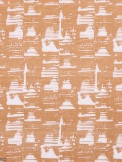 Rico Design Tissu Rico - Double Gaze De Coton - Motifs Camel Sur Fond Rose Clair - Par 10 Cm (sur Mesure)