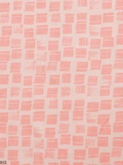 Rico Design Tissu Rico - Double Gaze De Coton - Motifs Roses Sur Fond Mauve - Par 10 Cm (sur Mesure)