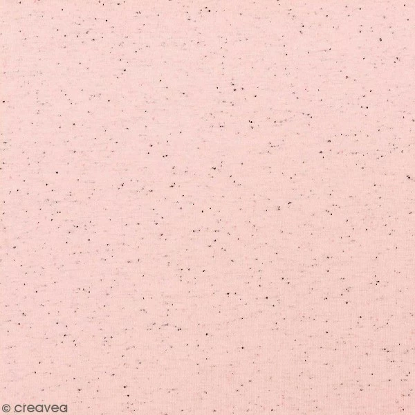Rico Design Tissu Rico - Jersey - Rose Poudré Chiné Et Détails Fluos - Par 10 Cm (sur Mesure) 1 Rico Design Tissu Rico - Jersey - Rose Poudré Chiné Et Détails Fluos - Par 10 Cm (sur Mesure)