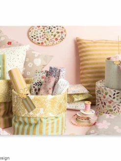 Rico Design Tissu Rico - Toile De Jouy - Petites Fleurs - Fond Rose - Par 10 Cm (sur Mesure) -V-Zug shop tissu rico toile de jouy petites fleurs fond rose par 10 cm sur mesure p 4