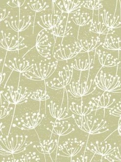 Creavea Tissu Toile Coton Dashwood Elements - Pissenlits - Vendu Par 10 Cm