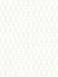 Creavea Tissu Toile De Coton - Feuilles Nacrées - Par 10 Cm