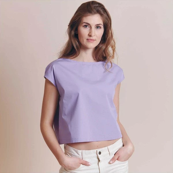 Tissu Toile De Coton Transformation Rico Design - Uni Lila - Vendu Par 10 Cm 2 Tissu Toile De Coton Transformation Rico Design - Uni Lila - Vendu Par 10 Cm â Image 2