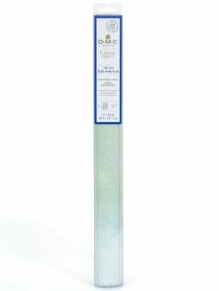 DMC Toile à Broder Aida Imprimée - Vert/Bleu - 38,1 X 45,7 Cm - 5,5 Pts/cm