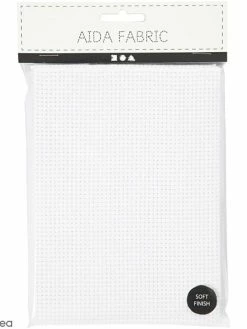 Creativ Company Toile Aida à Broder - 3,5 Pts/cm - 50 X 50 Cm