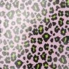 Toile Cirée En Coton Rico Design - Motif Léopard Rose - Vendu Par 10 Cm
