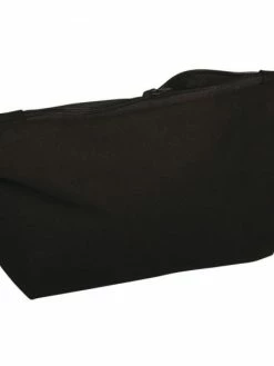 Artif Trousse En Coton Noir 350g/m², 21x 15 X 5 Cm, Avec Fermeture éclair, Sac De Maquillage à Customiser