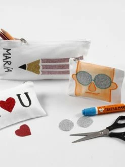 Creativ Company Trousse En Tissu à Customiser - 9 X 12 Cm - Blanc -V-Zug shop trousse en tissu a customiser 9 x 12 cm blanc p 4