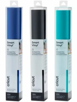 Cricut Vinyle Adhésif Permanent Smart - 33 X 91 Cm - 1 Feuille - Plusieurs Coloris Disponibles
