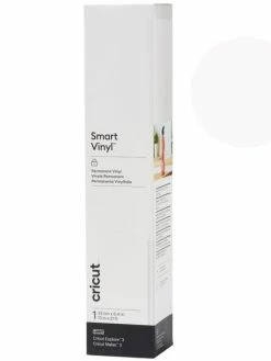 Cricut Vinyle Adhésif Permanent Smart - Blanc - 33 X 640 Cm - 1 Feuille
