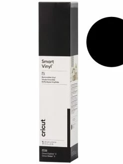Cricut Vinyle Adhésif Repositionnable Smart - Noir - 33 X 640 Cm - 1 Feuille