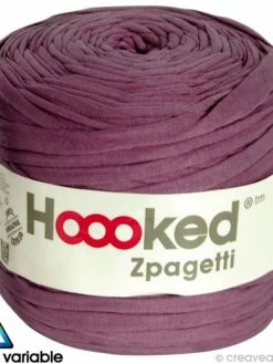 Zpagetti Hoooked DMC - Pelote Jersey Violet 2 - 120 Mètres